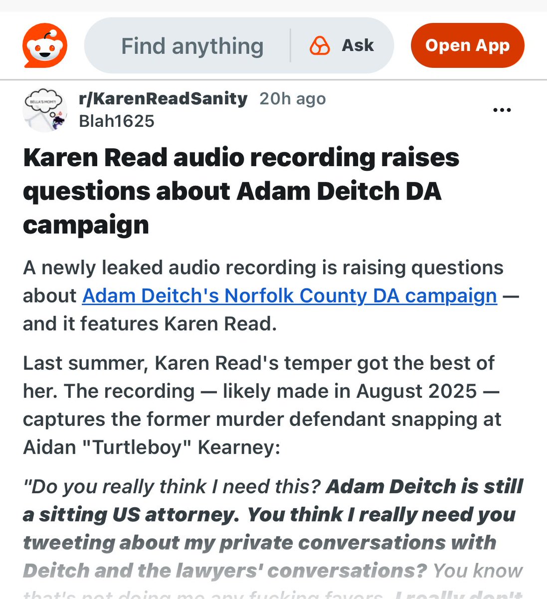 Andieldufrense's tweet photo. @Randall145695 excellent piece!
@adamdeitch
@Kar1980Read
#anneparuti
#joshlevy
#karenread
#adamdeitch
#michaellohnes
#coylecassidy
#corruption
@FlintMcColgan
@DMAnews1
@FBIBoston
@WCVB
@BienickWCVB
@KristinaRex
@7News
@deskon7
@scooperon7
@boston25
@NECN
@wbz
@bostonherald
@masslivenews
@bostonglobe
@politico
https://t.co/kQSeL38ySA
