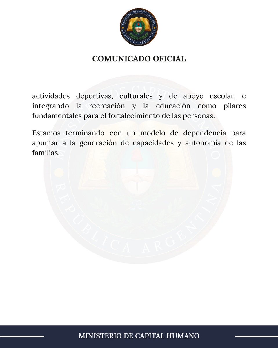 SPettovelloOK's tweet photo. COMUNICADO OFICIAL.
@jmilei https://t.co/tGmnncg02N