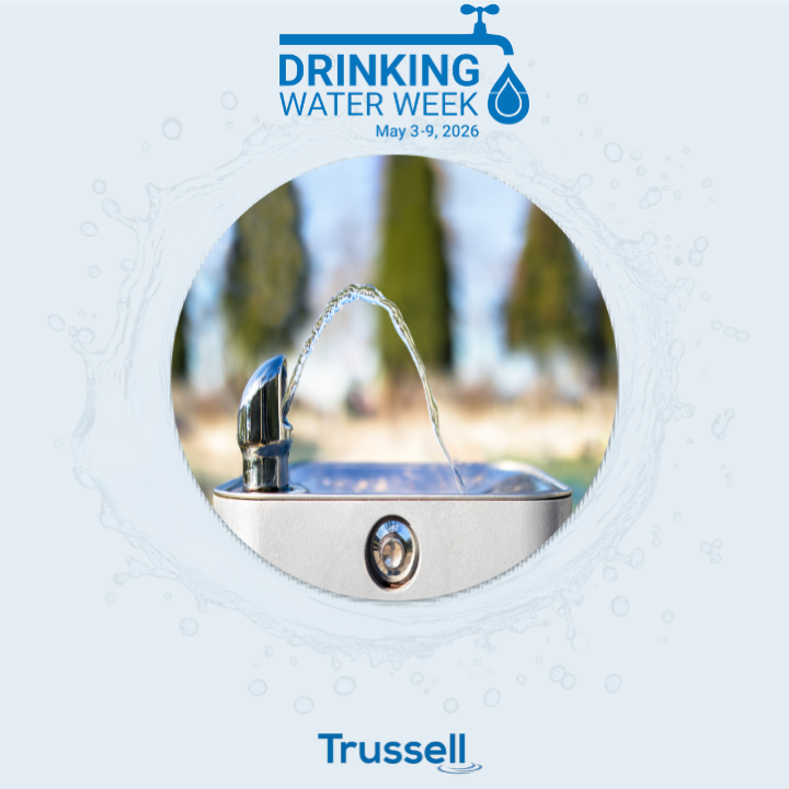 TrussellTech's tweet photo. This #DrinkingWaterWeek2026, we are proud to play a role in making that happen. From source to tap, Trussell helps design and support the systems that deliver safe, dependable water every single day.

Driven by innovation, because every community deserves water they can trust. https://t.co/DysP4PIvzO