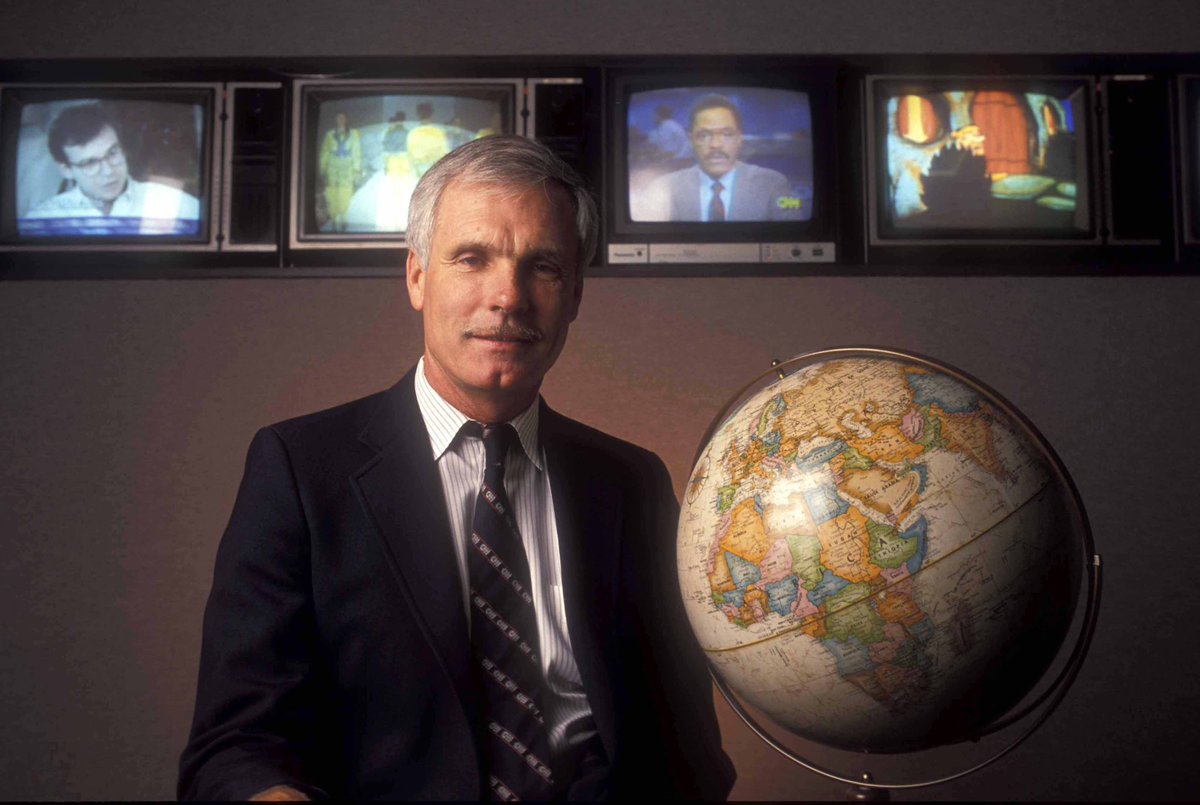 Cartoonhistory2's tweet image. Ted Turner, founder of CNN, Cartoon Network, TNT and more has passed away at the age of 87. He created Captain Planet.