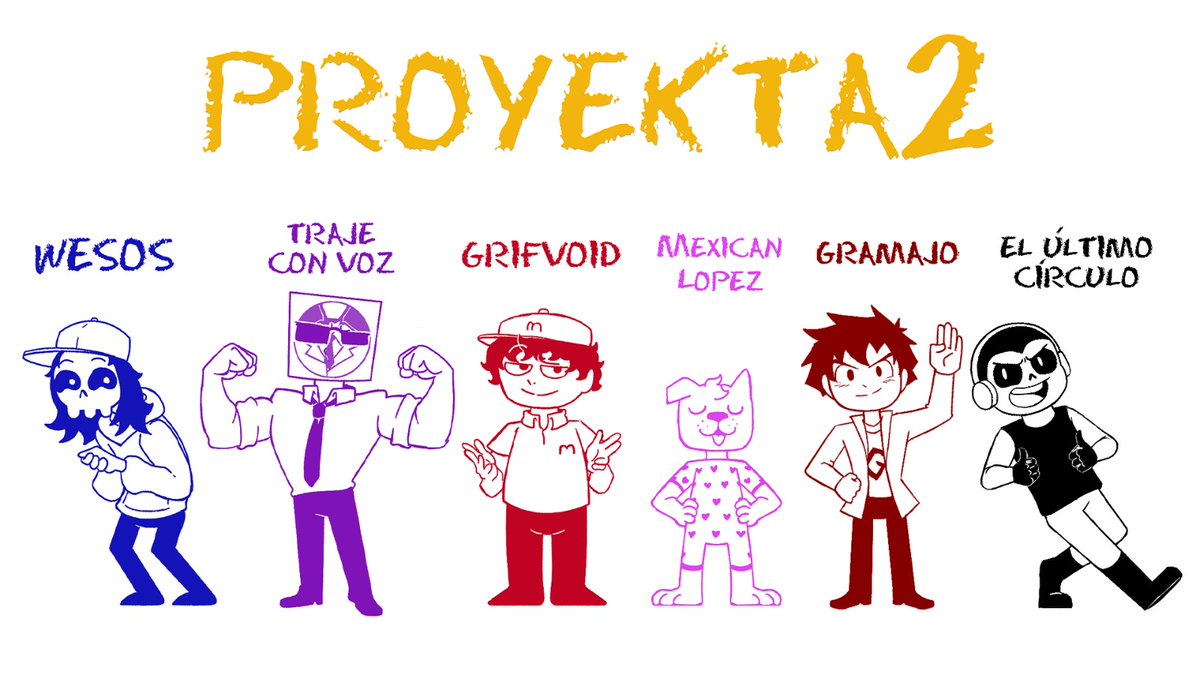 #PROYEKTA2 

<a href="/wesosxd/">Wesos</a>
<a href="/TrajeCon/">El Traje Con Voz</a>
<a href="/Grifvoid/">Grifvoid</a>
<a href="/elmexicanlopez/">Ale 死</a>
<a href="/Gr4majo/">Gramajo</a> 
<a href="/UltimoCirculo/">Felipunks</a>