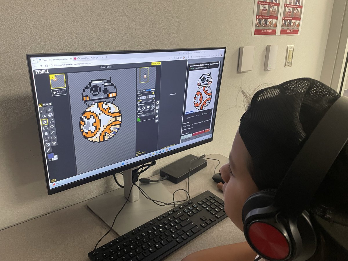 djusto71's tweet photo. The force was strong w the Ravens when creating pixel art and coding to animate. May de 4th force! 🐦‍⬛ https://t.co/SLgyLeVkz3