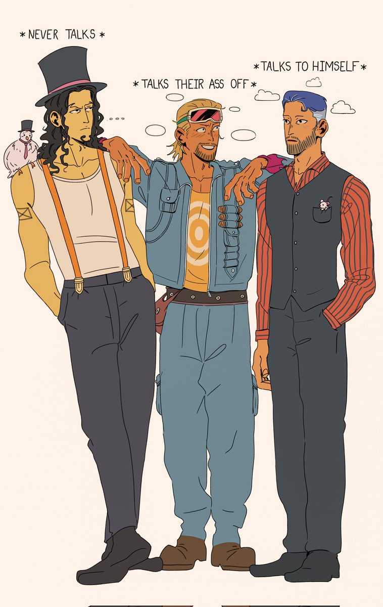 Trio dynamics
#ONEPIECE〜 #water7 #RobLucci #PaulieOnePiece #IceburgOnePiece