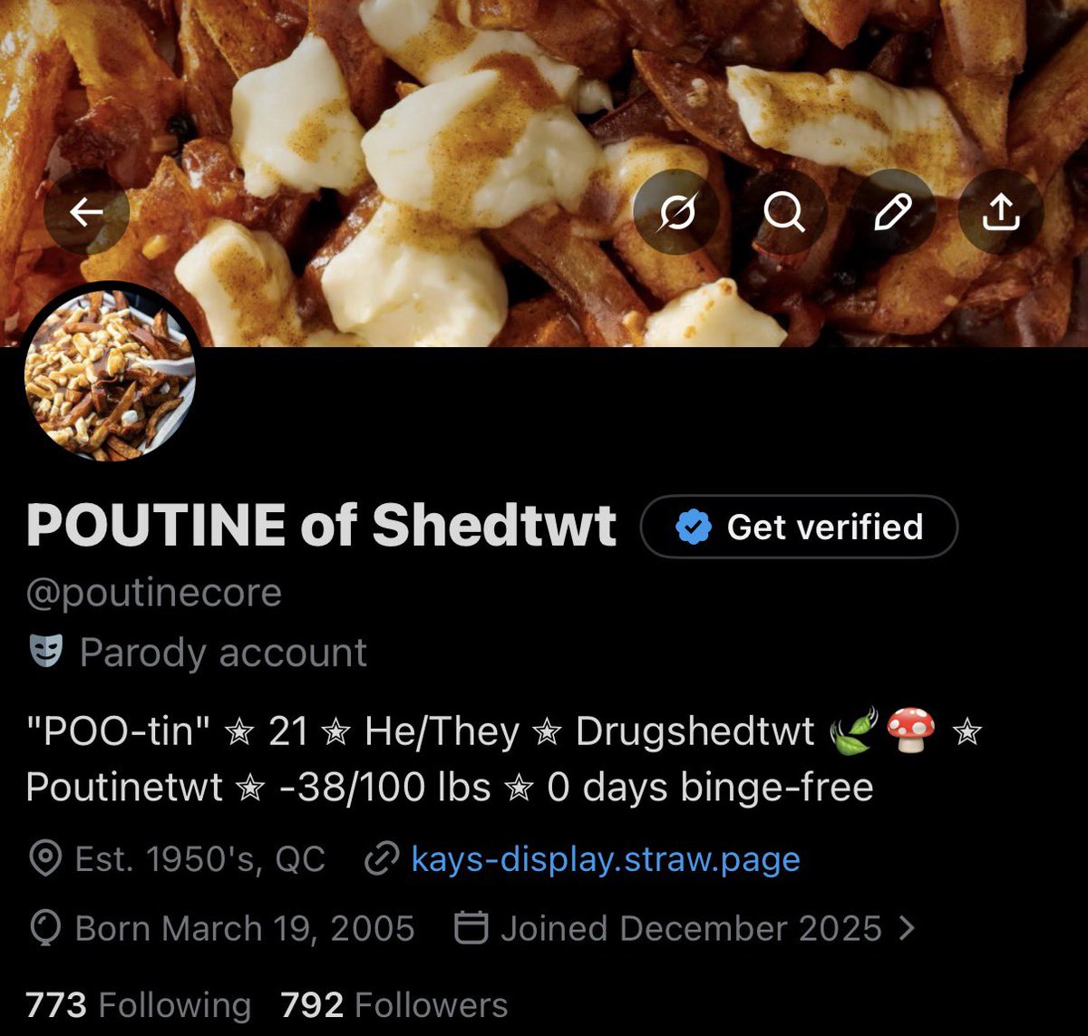 Poutine of Poutinetwt tweet media