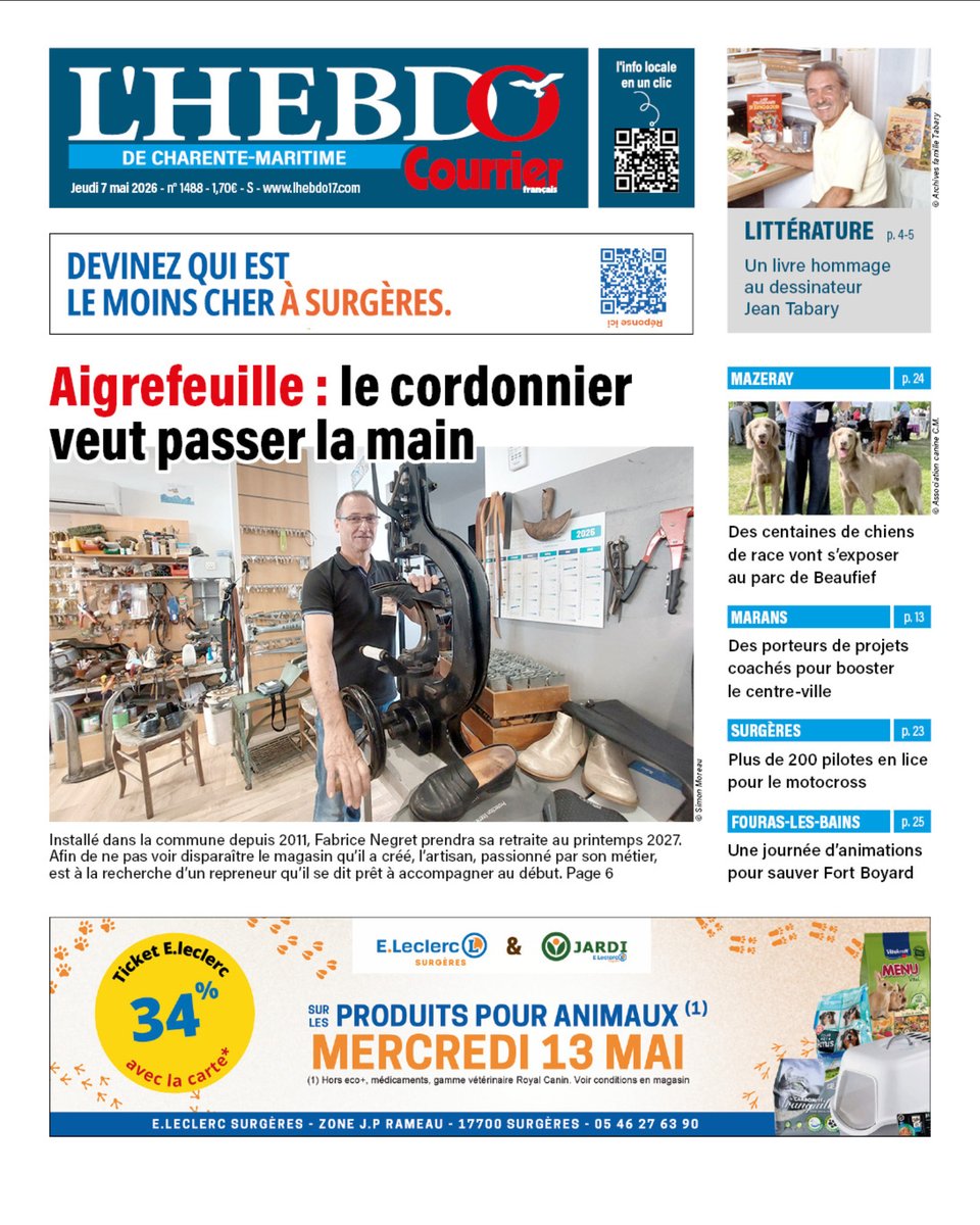L'Hebdo de Charente-Maritime tweet media