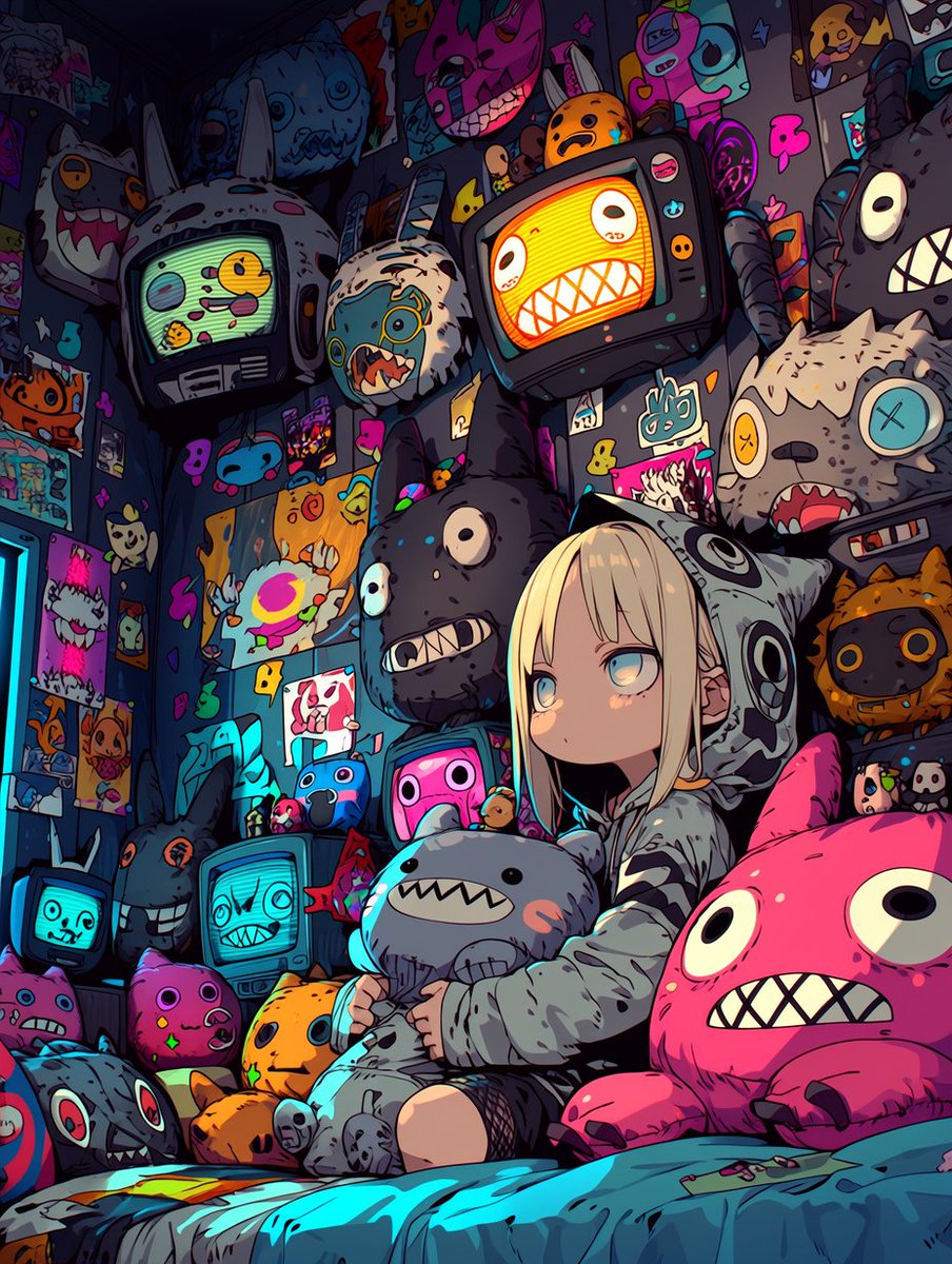 norizo0510's tweet photo. My Creature Room — 私室怪景 https://t.co/WJ2OUrOXbT
