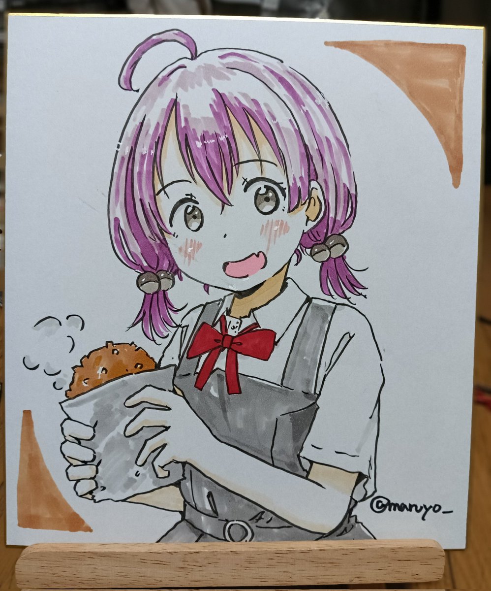 「ジャパコミ色紙2枚目作りました! 今回は事前コミッションは受けてませんが、現地コ」|まるよのイラスト