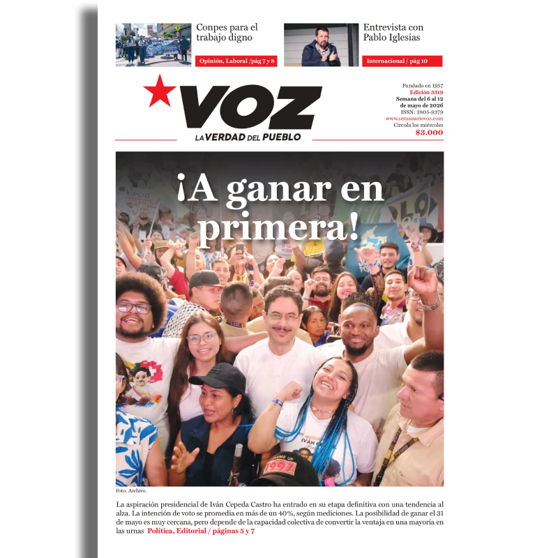 SemanarioVOZ's tweet photo. 🚩✊🏽 Esta semana tenemos buenas noticias en Voz. 

🗣️- El economista y marxista Julián Sabogal Tamayo asume páginas económicas en Voz 
🤔- En entrevistas de la semana tenemos al periodista y político español Pablo Iglesias. 
✍️- ⁠Como invitada especial escribiendo para el Voz Jana Silverman  Co-Coordinadora del Area Internacional de los Democratic Socialists of America (DSA)
🇷🇺- ⁠El embajador de Rusia en Colombia, Nikolay Tavdumadz, escribe sobre los 81 años de la Gran Victoria

¡No te quedes sin tu Semanario! ❤️‍🔥

Estamos cambiando para mejorar ✊🏽

🧵👇