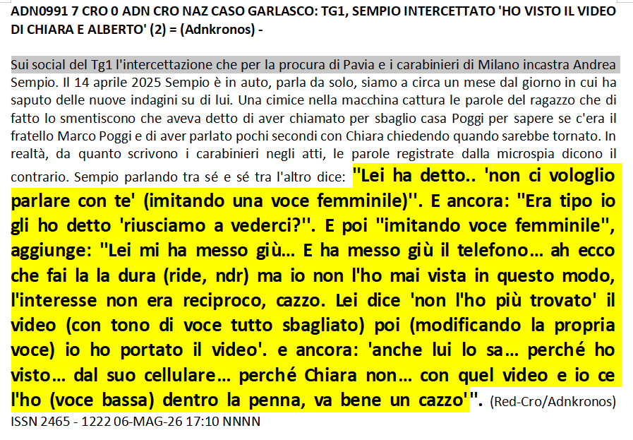 #Garlasco Il video trafugato su una chiavetta e usato come? Come ricatto? L'approccio sessuale come dominio per evitare conseguenze? Povera Chiara!