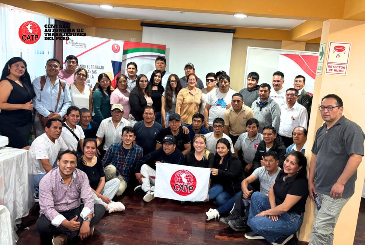 catpperu's tweet photo. Se llevó a cabo la segunda jornada del Foro sindical y multiactor.

Cerramos este espacio reafirmando la importancia de la articulación para impulsar un trabajo digno, seguro y sostenible.
#CATP #catpperu #forosindical #Foro #sindicalismo https://t.co/CSZlVGhHi1