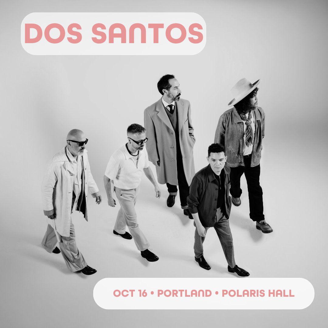 DosSantosChi's tweet photo. PORTLAND! We’ll be at Polaris Hall on October 16th. Super excited to be heading out to the PNW! Grab TIX LINK IN BIO. See you there! https://t.co/q4OfI5Yr8Q