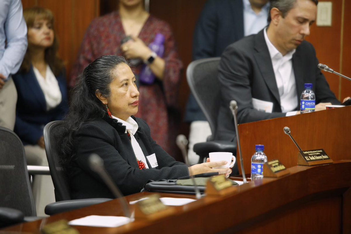 MinAmbienteCo's tweet photo. El Ministerio de Ambiente, en cabeza de la ministra (e) Irene Vélez Torres (@IreneVelezT), participó en la Comisión de Ordenamiento Territorial del Congreso de la República, en el marco del debate de control político sobre la Ruta del Sol. 🛣️

La viceministra de Políticas y Normalización Ambiental, Edith Bastidas (@BastidasEdith), destacó la expedición de normas y otras herramientas técnicas para fortalecer la gestión sostenible del territorio, especialmente en relación con las obras de infraestructura como las vías, respetando las competencias de cada sector y fortaleciendo la participación ciudadana. 🌲

✅ En este espacio se puso en evidencia el avance en la restauración de corredores ecológicos, la recuperación de paisajes productivos y la promoción de alternativas sostenibles en zonas cercanas la Ruta del Sol, con participación de autoridades, entidades territoriales y comunidades.