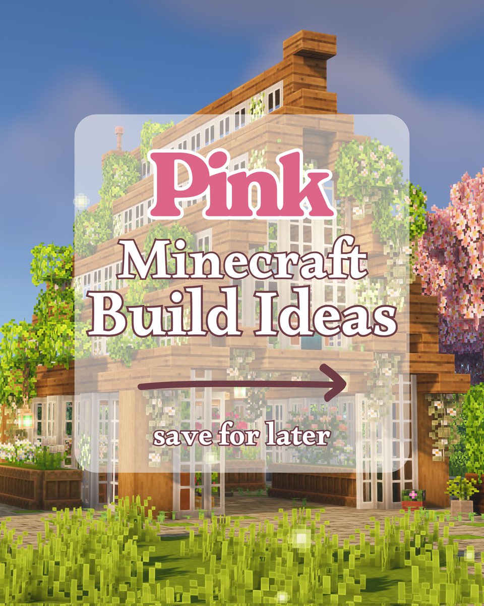 Arilymc's tweet photo. Some pink Minecraft Build Ideas for yall 🩷🌸🌷featuring:
- Mizunos16craft
- Complementary Shaders
- Actions and Stuff &amp; more

#minecraftbuildideas #minecraftbuilds https://t.co/tyiKtic5HS