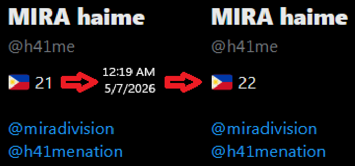 MIRA haime tweet media