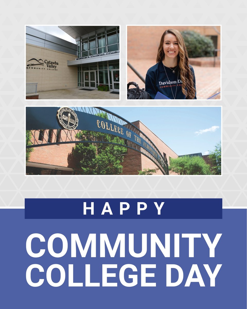 ncstatebelk's tweet photo. May 6 is Community College Day in North Carolina!

Today, we recognize the impact of community colleges across the state — expanding access, strengthening the workforce and supporting students at every stage of their journey.

We’re grateful to be in partnership with the @NCCommColleges and the colleges serving communities across North Carolina.

#CommunityCollegeLeadership #StudentSuccess #OnTheGround