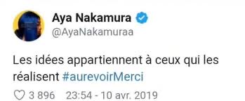 Fallait le faire avant Aya ma belle c’est trop tard la #copycat