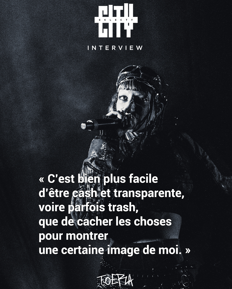 EklectyCity's tweet photo. Lauréate du Buzz Booster 2025, Toera bouscule le rap entre classique et punk. L'interview complète sur Eklecty-City :

« C'est bien plus facile d'être cash et transparente, voire parfois trash, que de cacher les choses. »

https://t.co/WPIb9yMVUn https://t.co/2jqZi4OdA3