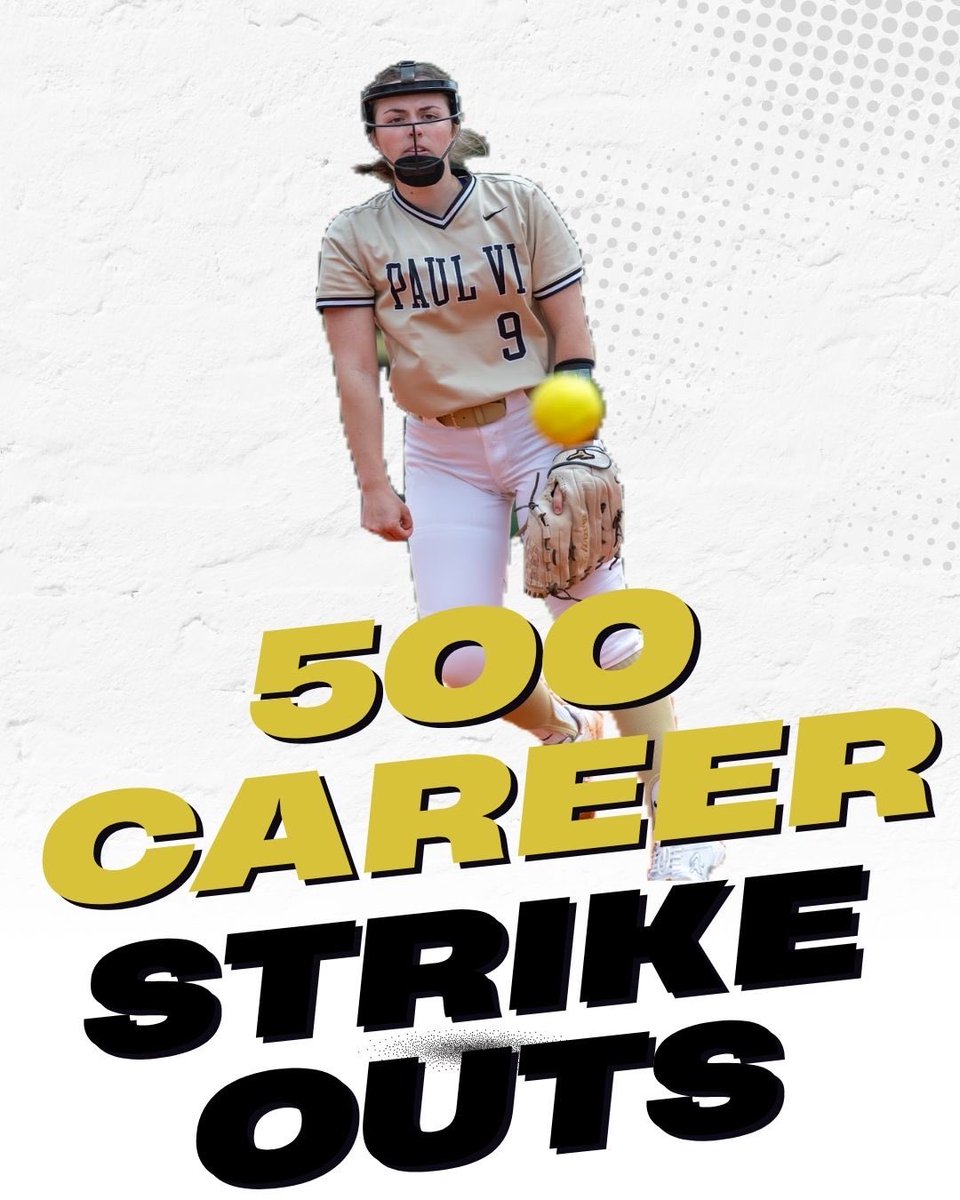 PVI_Softball's tweet photo. Congratulations to Giovanna “G 💰” on her 500th Career Strikeout.  She is in our record books!  #GNSL https://t.co/pzTPf1vrpR