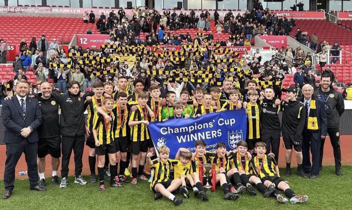 DLSPEDept's tweet photo. Congratulations to Lucas on winning the National Cup representing Knowsley St Helens schools assocation. 

The first team in 50 years to win the national competition from the borough. A phenomenal achievement - well done!

PROUD 🔵⚪️ https://t.co/w9DbZb9MfD