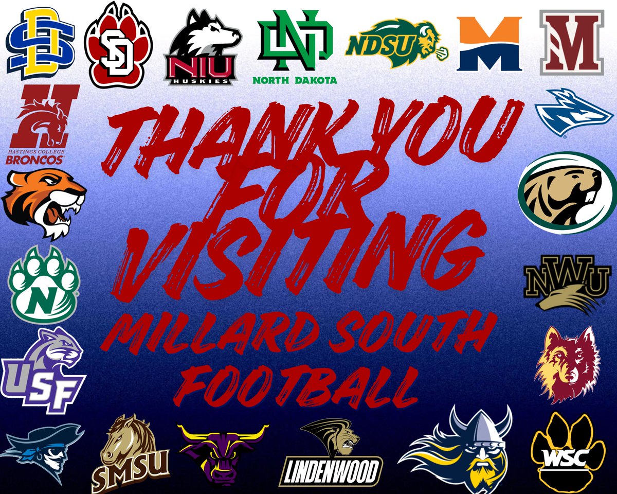 Millard South Football tweet media