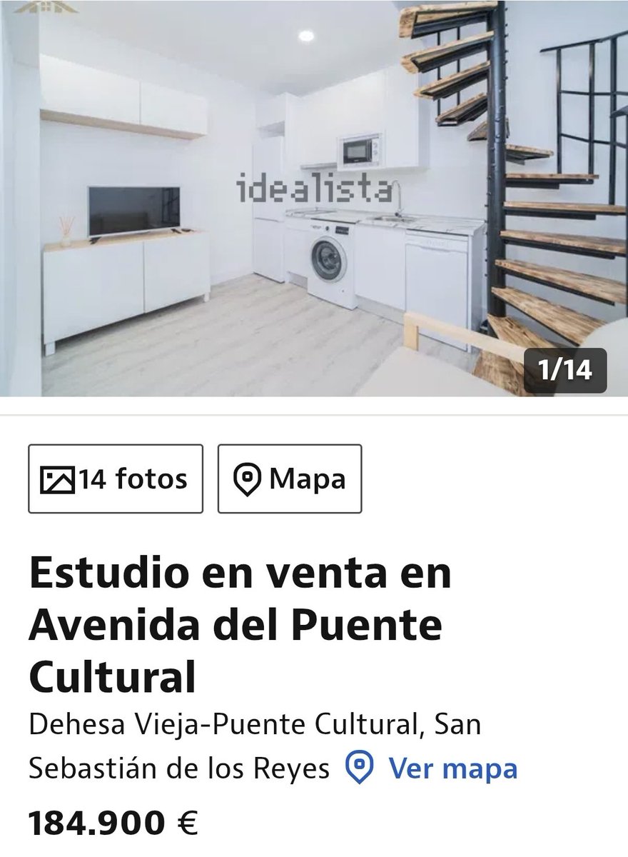 sanselimpio's tweet photo. Y esto es un No parar,ni vergüenza con estos precios.
Nadie se puede independizar
300.000 € 48m2 construidos que no habitables
184.900 € 25m2 habitables.
247.700 45m2 habitables.

Tema vivienda es un mundo aparte en este país https://t.co/L4Zogtra4n