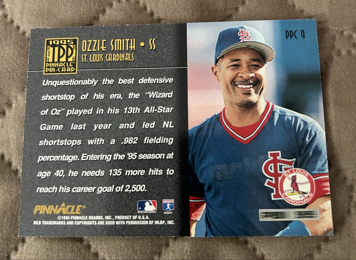 Ozzie Smith Collector tweet media