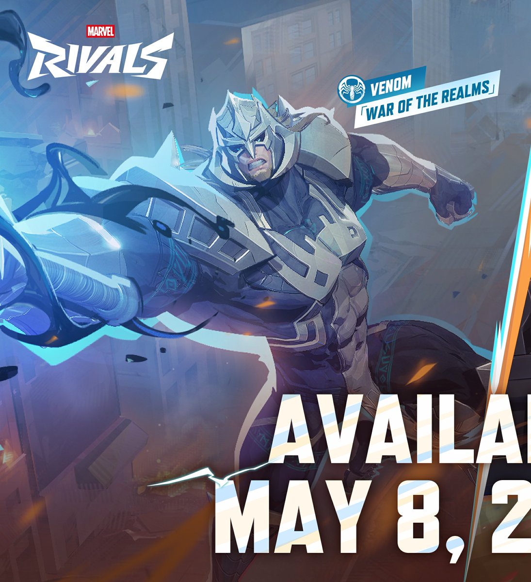 RivalsLeaks's tweet photo. FIRST LOOK AT THE NEW WAR OF THE REALMS VENOM SKIN
#MarvelRivals https://t.co/mvv3JBNWHC