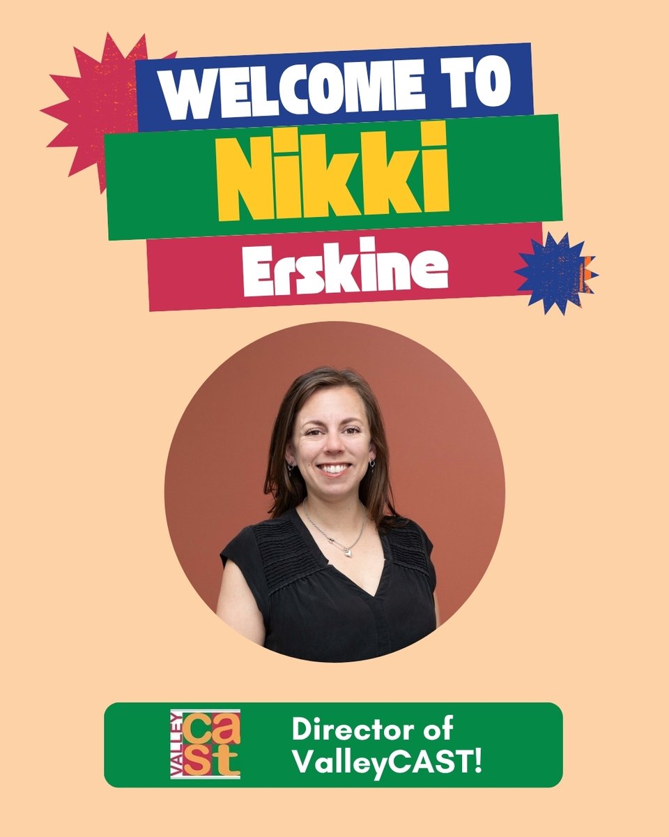 openskycsorg's tweet photo. 🎉 Celebrating one incredible month with Nikki Erskine at ValleyCAST and Open Sky!

We’re thrilled to have Nikki on our team and look forward to the vision and collaborative leadership she will bring to ValleyCAST. https://t.co/lxbnzc9hii