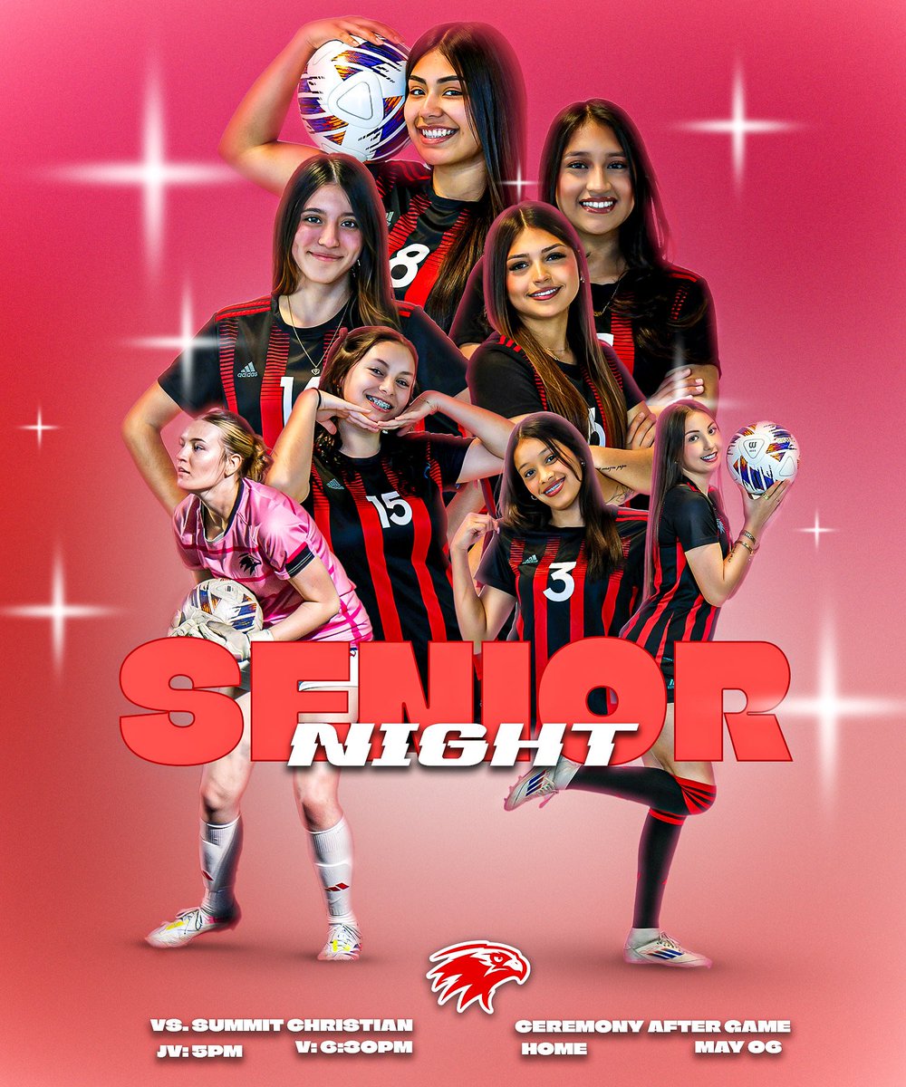 vh_soccer's tweet photo. Senior night vs SCA! Come out and support! 💪🏼⚽️ #Vamos #VanHornSoccer #LadyFalcons https://t.co/6IYTrmimRk