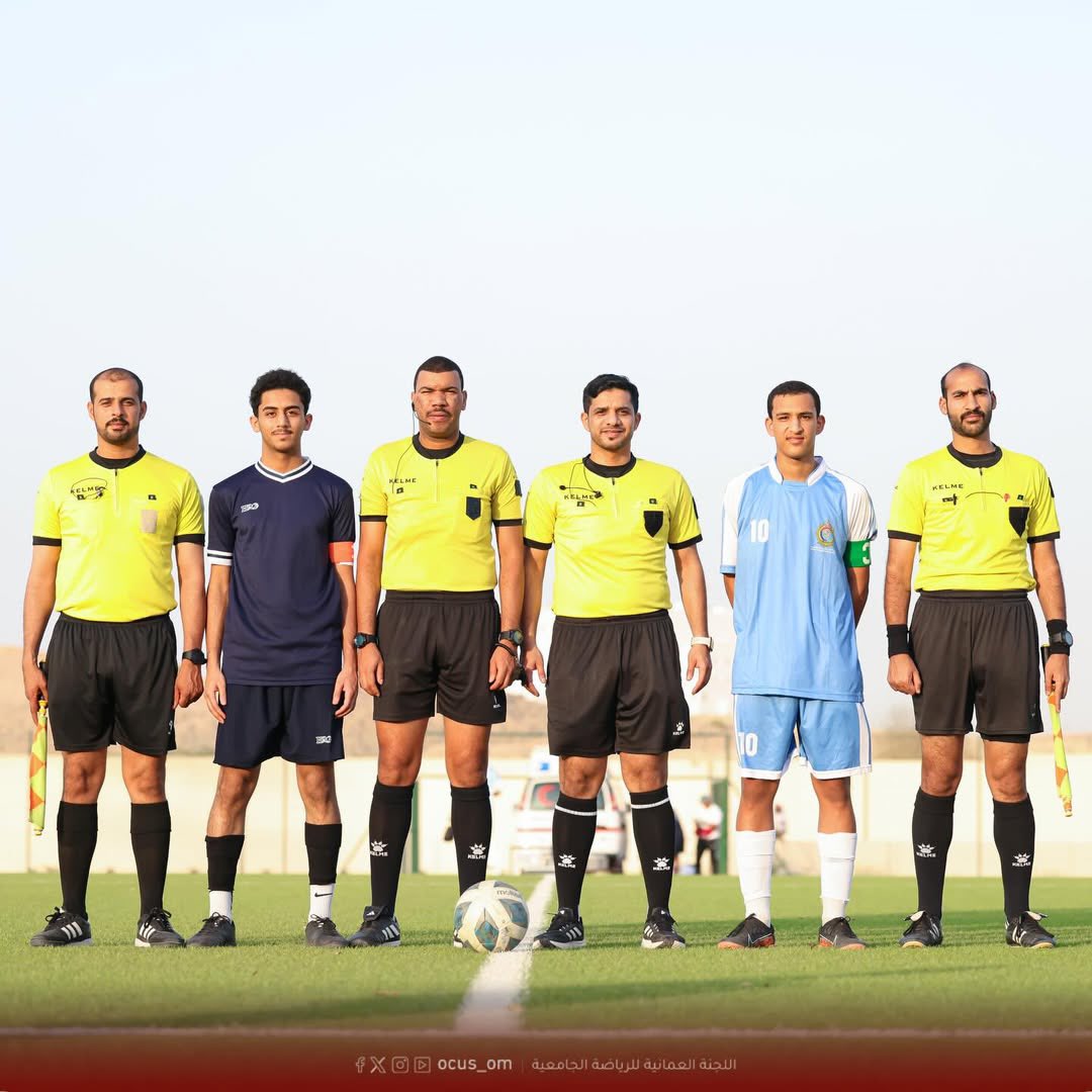 ocus_om's tweet photo. انطلاق المباراة الأولى في بطولة كرة القدم لمؤسسات التعليم العالي 2026 ⚽🔥
كل التوفيق للمؤسسات المشاركة 
#نحو_مجتمع_جامعي_صحي_رياضي
#الرياضة_الجامعية https://t.co/5OQ6rwGGcP