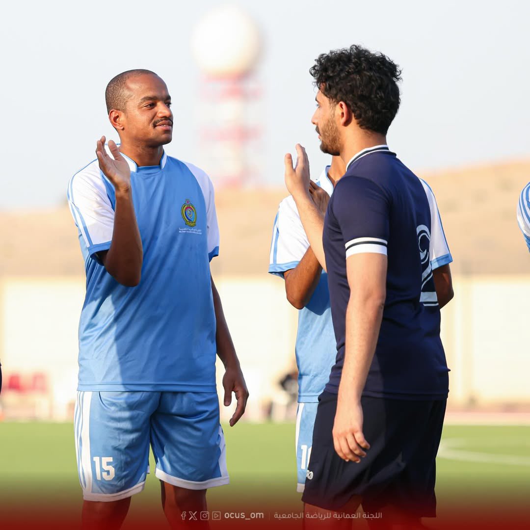 ocus_om's tweet photo. انطلاق المباراة الأولى في بطولة كرة القدم لمؤسسات التعليم العالي 2026 ⚽🔥
كل التوفيق للمؤسسات المشاركة 
#نحو_مجتمع_جامعي_صحي_رياضي
#الرياضة_الجامعية https://t.co/5OQ6rwGGcP