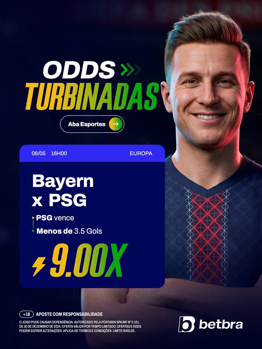 ODDS TURBINADAS PASSANDO NA TMLN! E essa tá imperdível 🤭🤭🤭

Corre na aba de esportes e aproveite já!!

🔞 #JogueComResponsabilidade — Autorização SPA/MF: 2.101