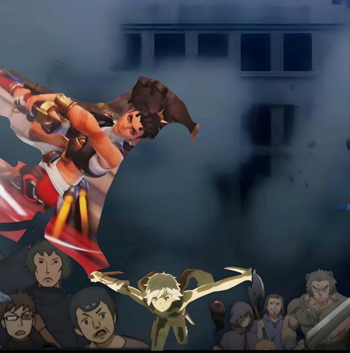 ArgoBell_Shido's tweet photo. +
-the dust as he surprise attacks her hitting her into a building through two walls &amp; changing after attacking her nonstop hitting left and right with his sword and dagger as she blocks &amp; gets pushed back. https://t.co/ArM1G3RhNy