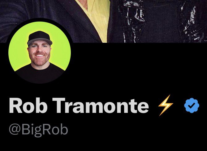 Rob Tramonte ⚡️ tweet media