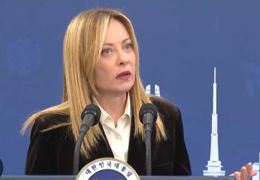 "This war was started by Putin, and it is his responsibility....
....
We cannot accept the return of a world where the will of one man decides the fate of nations.."

- Giorgia Meloni 
PM of Italy