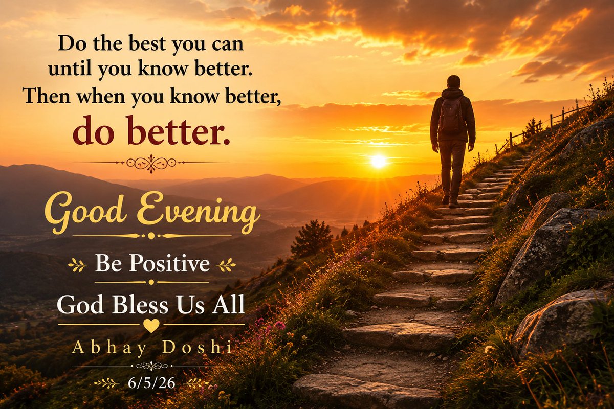 #abhayddoshi #goodthoughts #bepositive