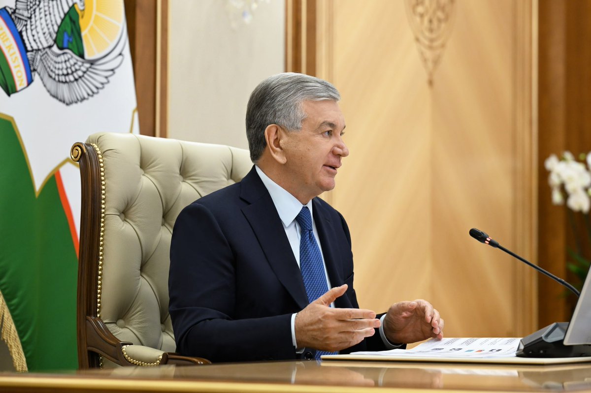 Shavkat Mirziyoyev's Press-service tweet media