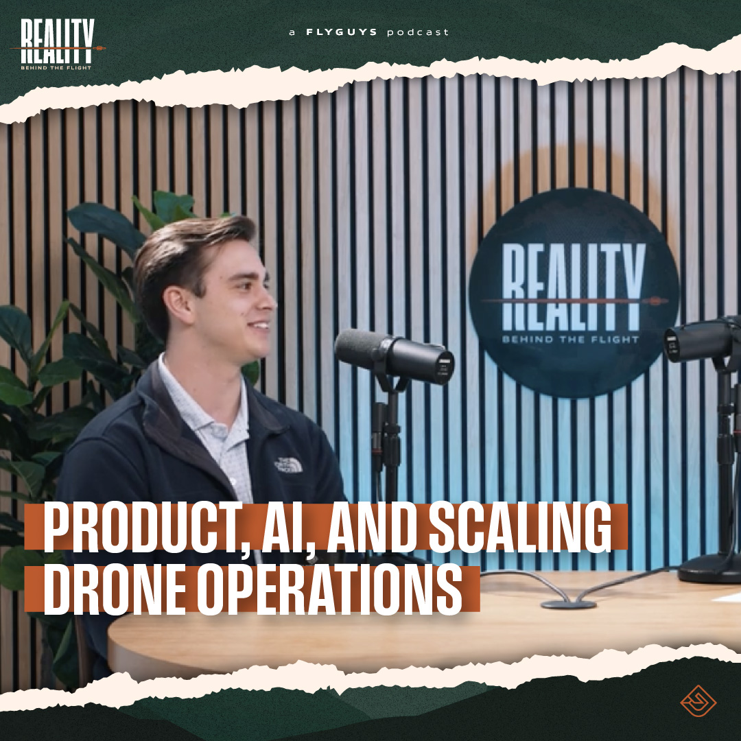 Episode 2 is LIVE
JP Juneau sits down with DaCoda to break down his journey across FlyGuys, from marketing to ops to product.
Hear how his experience across the company shapes the product roadmap, what’s coming next, and how it all connects back to our pilots and customers.
🎧
