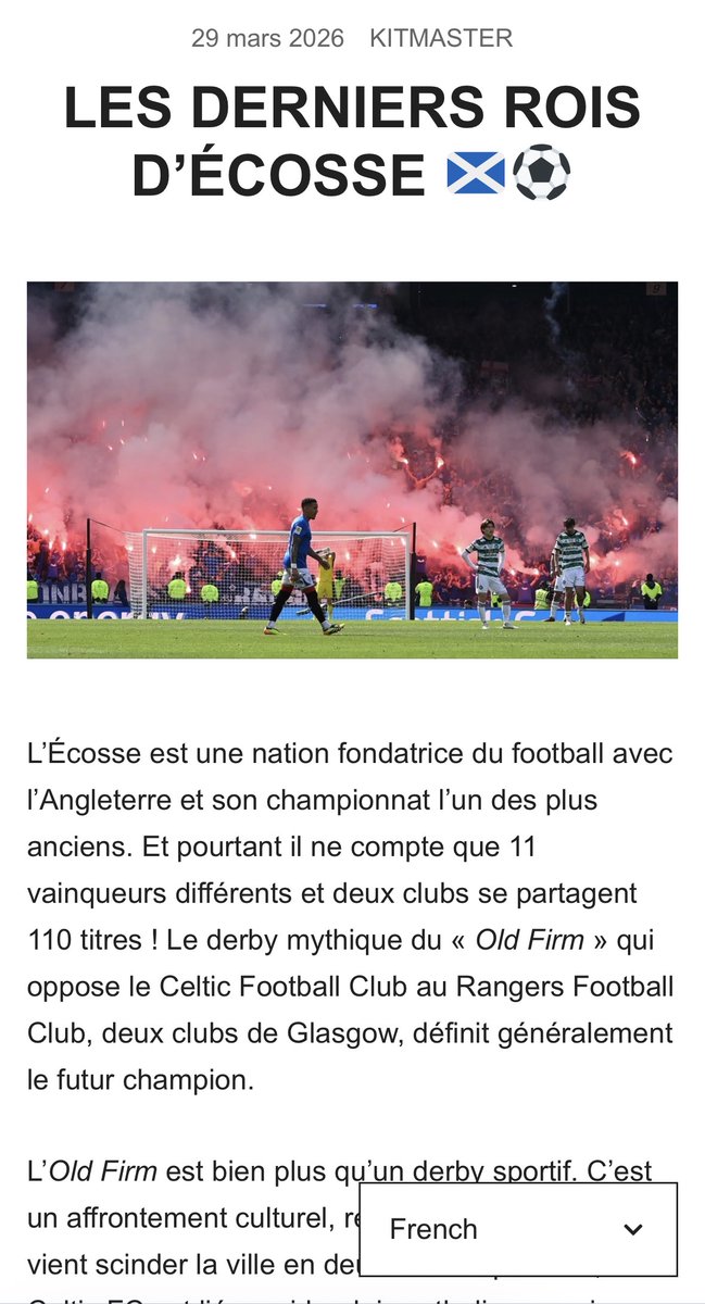 Kitmaster_fr's tweet photo. Les Hearts vont-ils mettre fin à la domination outrancière du derby du Old Firm ? 🏴󠁧󠁢󠁳󠁣󠁴󠁿

Retrouvez notre article "LES DERNIERS ROIS D'ÉCOSSE" sur https://t.co/OhTbg66dR5

#kitmaster #retrofootball #footballshirts #kitmasterstories https://t.co/jwy9GibALa