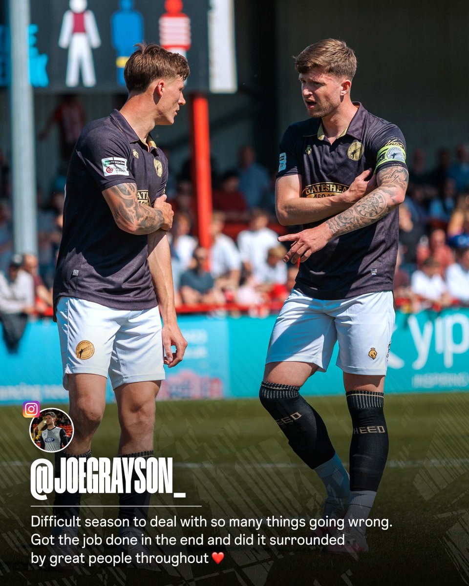 Gateshead FC tweet media