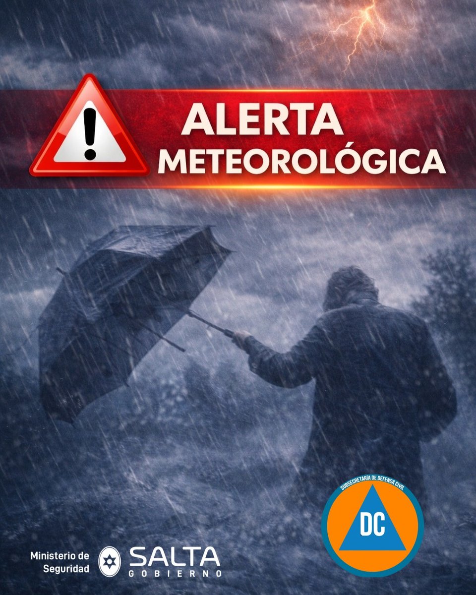 Subsecretaria de Defensa Civil Salta tweet media
