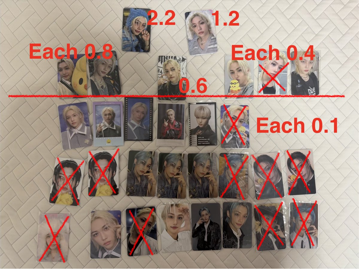 geolae69947's tweet photo. 🫶🏻스키즈 포카양도🫶🏻

반택 + 0.2
일반택배 + 0.4

Each 0.1 - 13개 구매시 = 1.0
멤버상관❌

하자 예민하신분들은 구매를 삼가부탁드립니다.
물건 수령 후 하자는 책임지지않습니다.

DM💌

스트레이키즈 스키즈 방찬 리노 창빈 현진 한 필릭스 승민 아이엔 스키즈 포카 포카양도 https://t.co/fwkUhCvyda