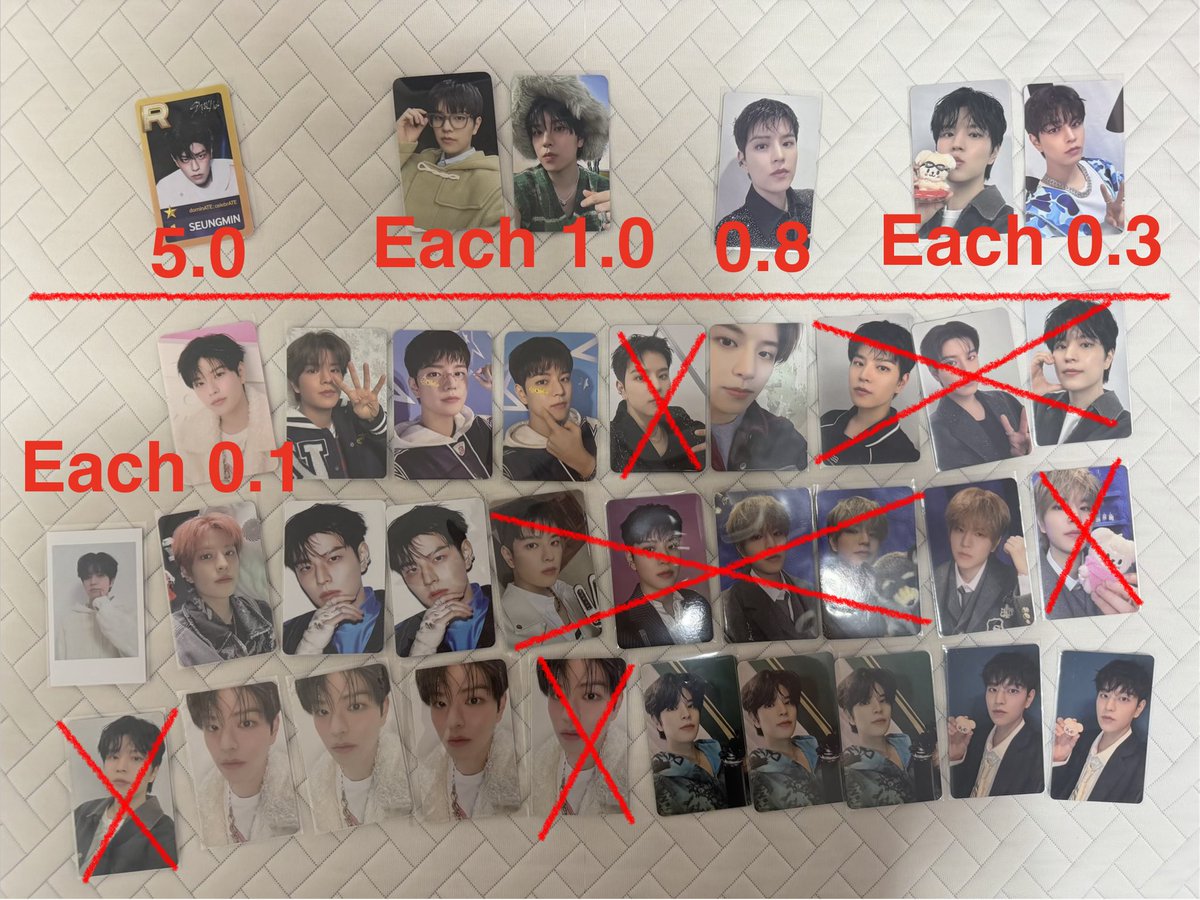 geolae69947's tweet photo. 🫶🏻스키즈 포카양도🫶🏻

반택 + 0.2
일반택배 + 0.4

Each 0.1 - 13개 구매시 = 1.0
멤버상관❌

하자 예민하신분들은 구매를 삼가부탁드립니다.
물건 수령 후 하자는 책임지지않습니다.

DM💌

스트레이키즈 스키즈 방찬 리노 창빈 현진 한 필릭스 승민 아이엔 스키즈 포카 포카양도 https://t.co/hCsCByEzdJ