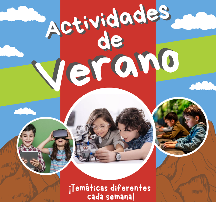 rockbotic_com's tweet photo. 🚀🤖 ¡Este verano la tecnología se vive en Rockbotic!

Semanas temáticas para niños y niñas de 7 a 12 años con robótica, videojuegos, Minecraft, Roblox, IA, realidad virtual y diseño 3D.

📅 Del 22/06 al 31/07 y del 31/08 al 4/09
🕘 9 a 14h

▶️https://t.co/T5uEfHSTUn https://t.co/YVfESVo9X2