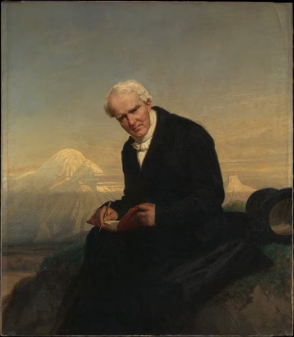 #UnDíaComoHoy en 1859 murió Alexander von Humboldt.

De "Humboldt y México: un amor correspondido" (1994), de <a href="/EnriqueKrauze/">Enrique Krauze</a>:

"Ningún otro extranjero ha mantenido en México un prestigio similar. No es difícil explicarlo: Humboldt fue un partero de la conciencia mexicana...