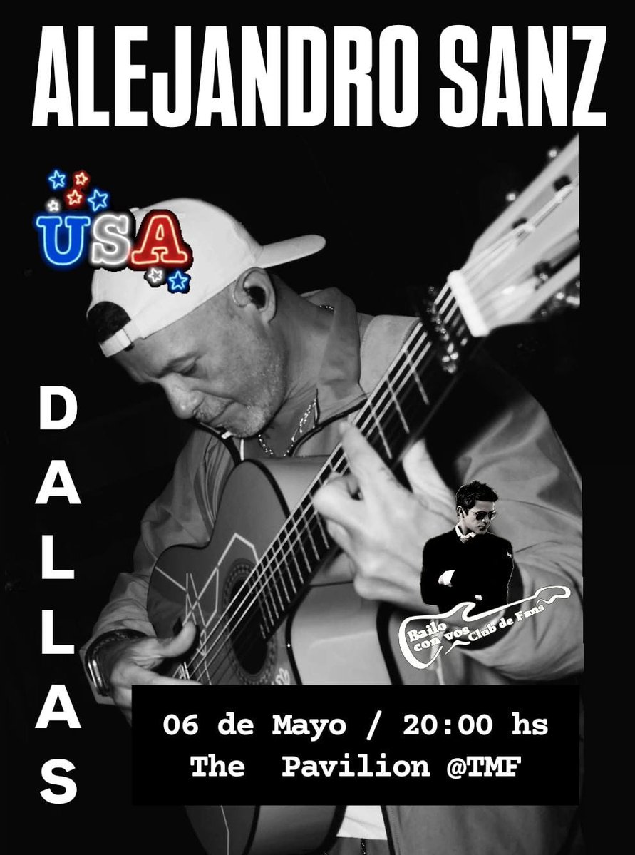 Hoy #Dallas tendrá el gusto de una noche mágica continuando el tour #YAhoraQué . A disfrutar! @alejandrosanz
#AlejandroSanz #SanzEnUSA #WorldTourYAhoraQué