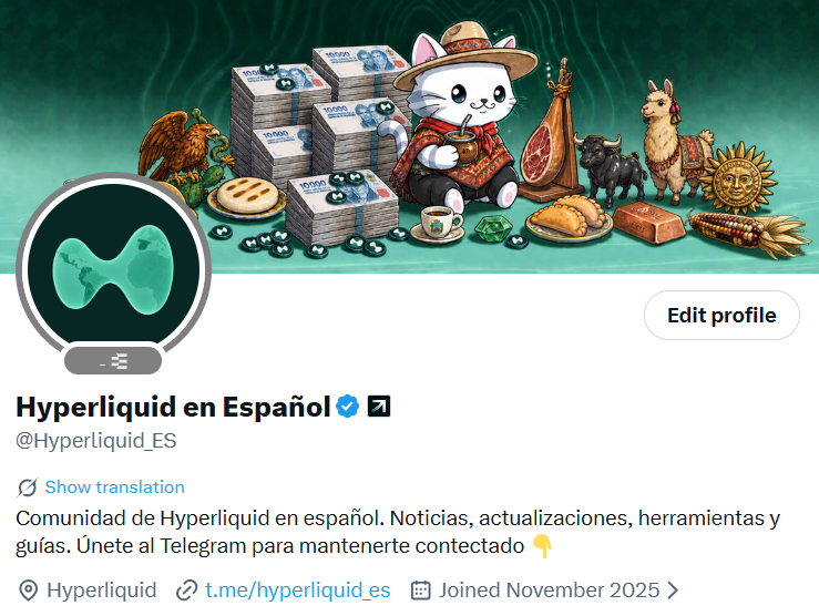 Hyperliquid en Español tweet media