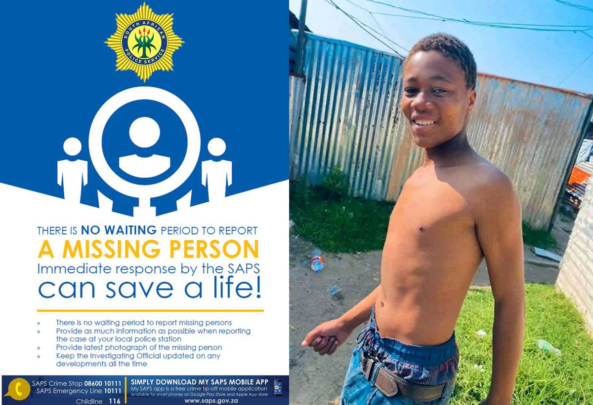 _ArriveAlive's tweet photo. Mfuleni police are seeking the assistance of the public to locate a missing teenage boy, 16-year-old Baxolele Langa

https://t.co/WjzEYowTgv

#ArriveAlive #MissingPerson @SAPoliceService https://t.co/6jUdI31van