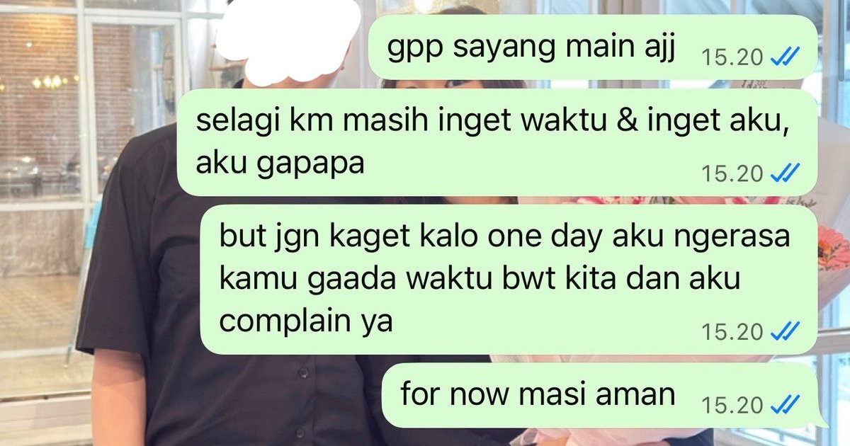 kenapa kesan nya selalu gw yg mohon2 buat selalu ngobrol biar kita ga jauh? like WTF?? dia gaada tuh yg kayak “kangen deh ngobrol yuk hari ini kita full ngobrol &amp; cerita sayang” 😴😴😴😴😴