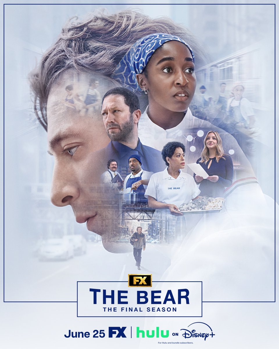 pixel_series's tweet photo. poster promocional de la 5ta y última temporada de #TheBear https://t.co/6VIVORv0rr